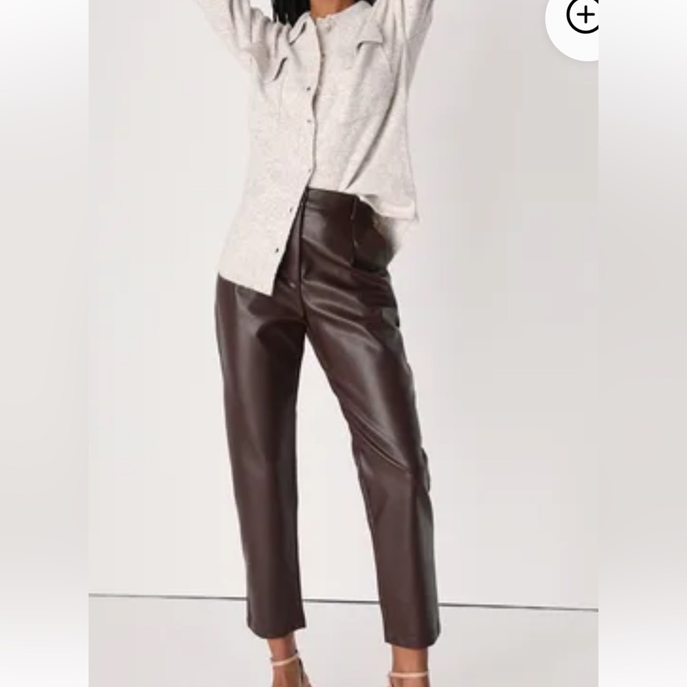 TODAY ONLY Vintage leather lamb skin trousers